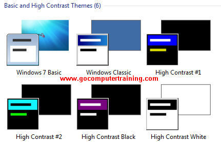 windows 7 themes black